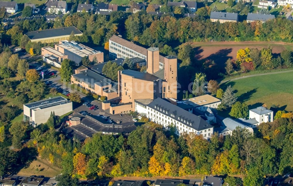 Luftaufnahme Meschede - Abtei Königsmünster in Meschede im Bundesland Nordrhein-Westfalen