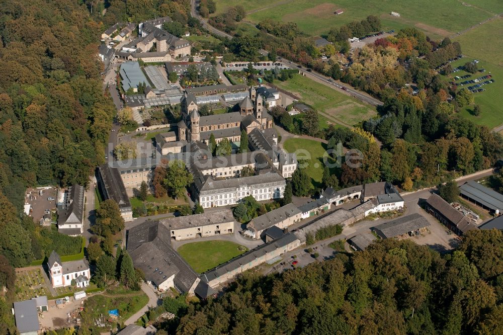 Glees von oben - Abtei Maria Laach in Glees im Bundesland Rheinland-Pfalz