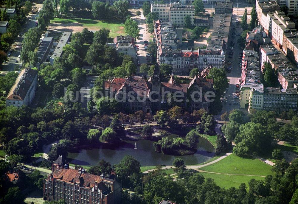 Wroclaw (Polen) aus der Vogelperspektive: Abteilung für Architektur der Polytechnischen Universität - Wroclaw (Polen)