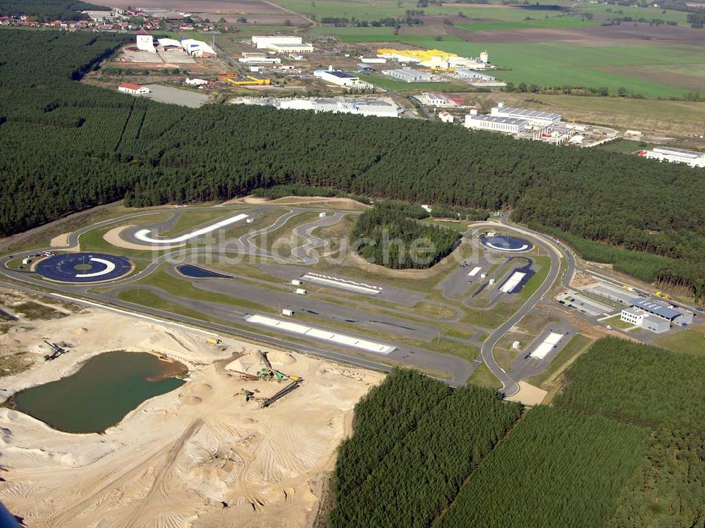 Linthe von oben - ADAC Fahrsicherheitszentrum bei Linthe