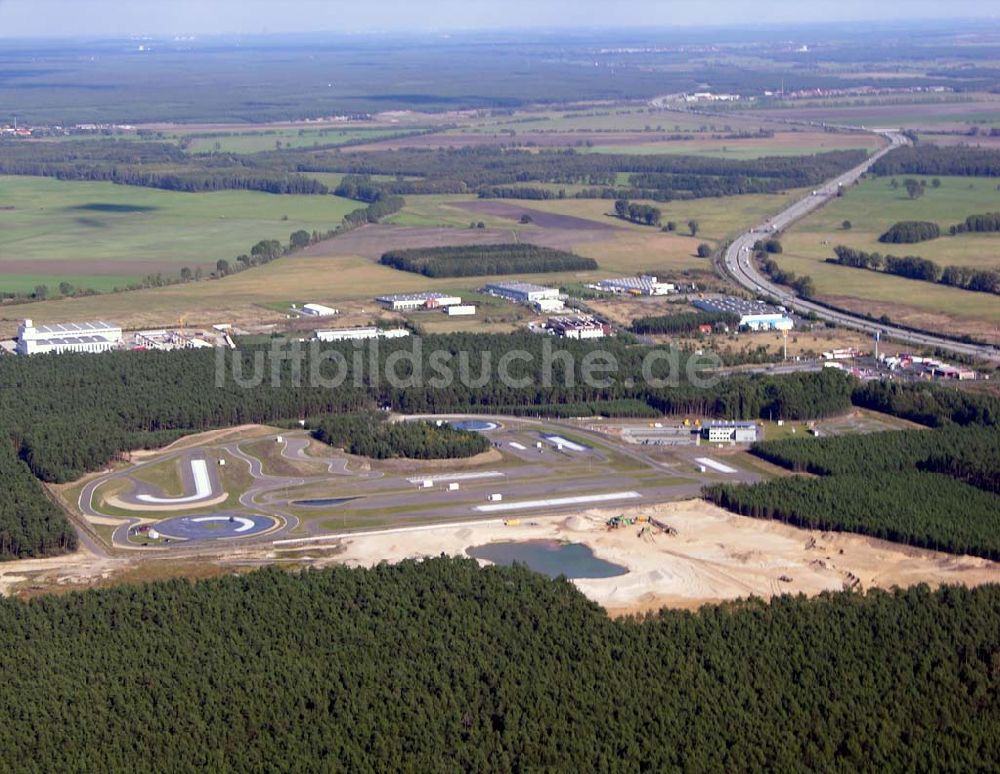 Luftaufnahme Linthe - ADAC Fahrsicherheitszentrum bei Linthe