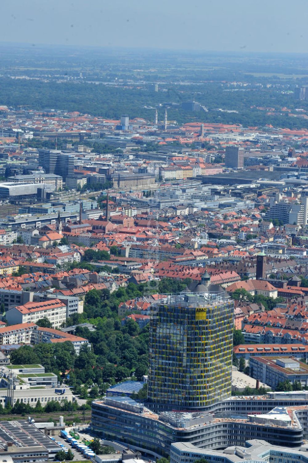 Luftaufnahme München - ADAC Zentrale in München