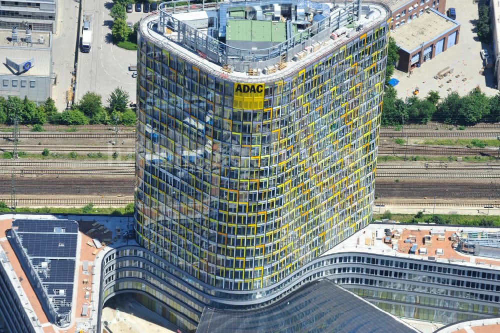 München von oben - ADAC Zentrale in München