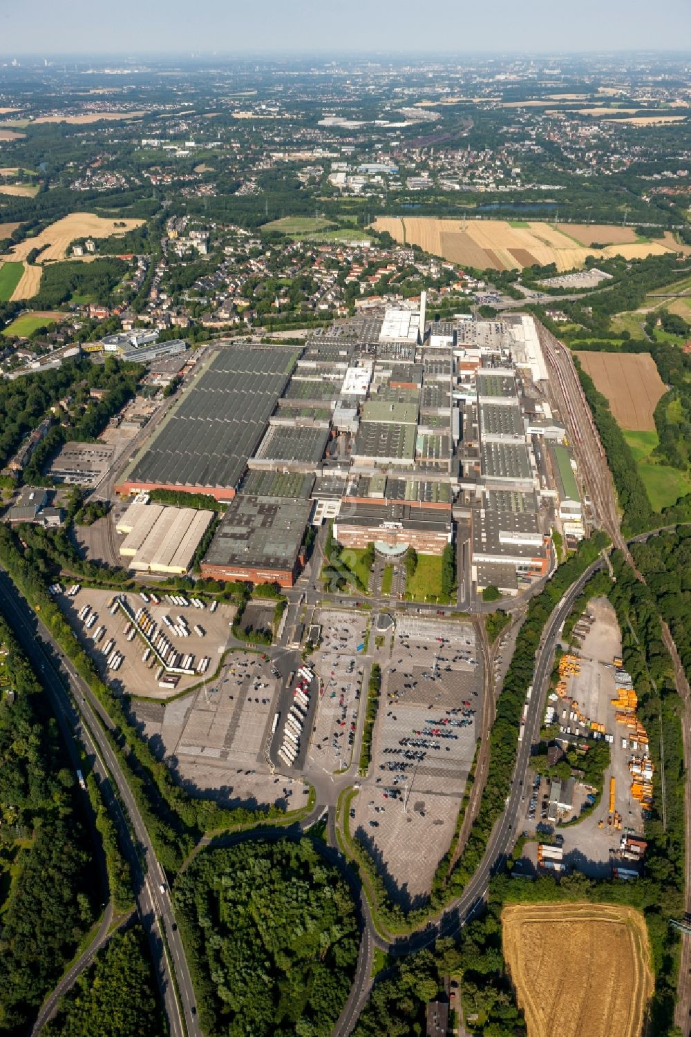 Bochum von oben - Adam Opel AG Werk in Bochum im Bundesland Nordrhein-Westfalen