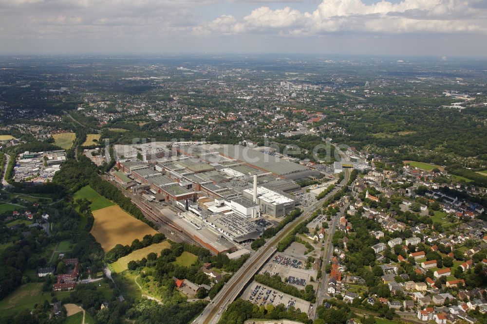 Bochum von oben - Adam Opel AG Werk Bochum I im Bundesland Nordrhein-Westfalen