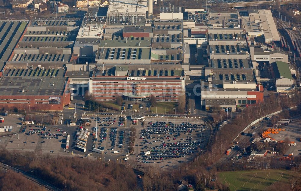 Bochum von oben - Adam Opel AG Werk Bochum I im Bundesland Nordrhein-Westfalen