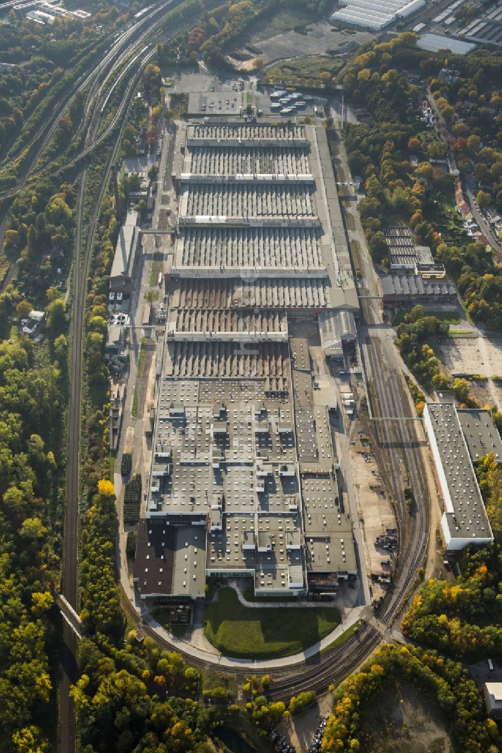 Bochum von oben - Adam Opel Werk Bochum im Bundesland Nordrhein-Westfalen