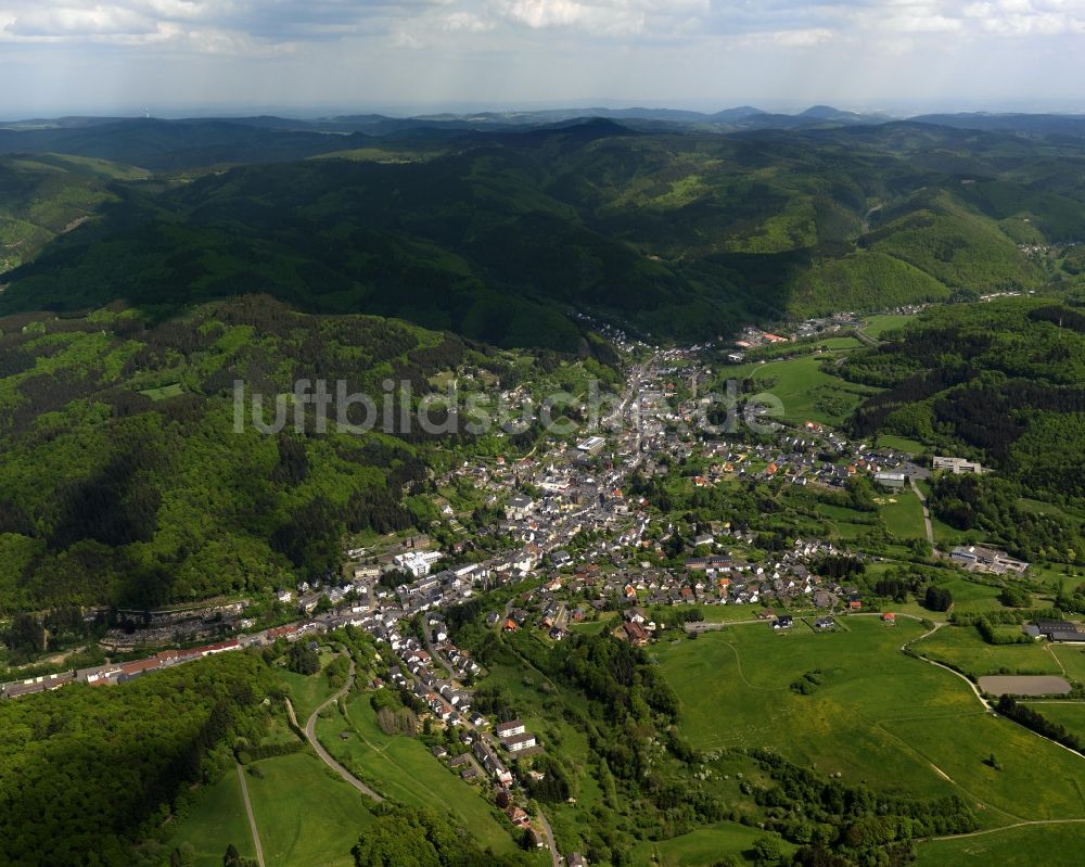 Luftaufnahme Adenau - Adenau im Bundesland Rheinland-Pfalz