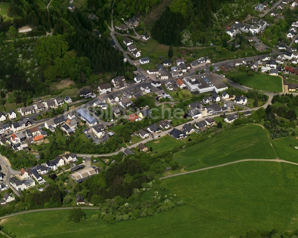 Adenau von oben - Adenau im Bundesland Rheinland-Pfalz