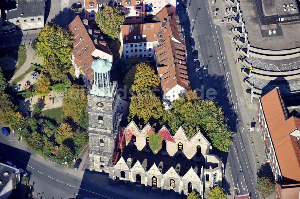 Hannover aus der Vogelperspektive: Aegidienkirche Hannover