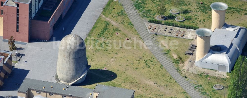 Berlin von oben - Aerodynamischen Park in Berlin Adlershof