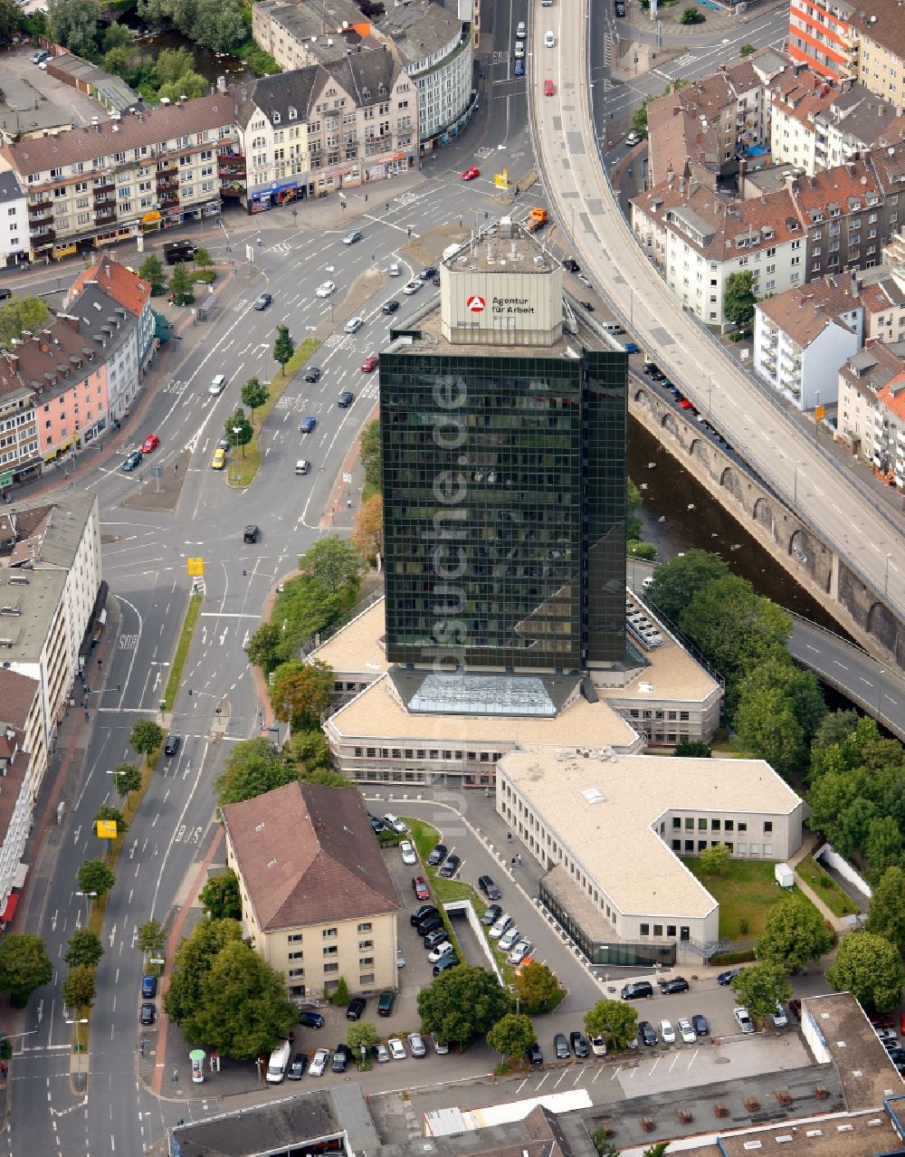 Luftbild Hagen - Agentur für Arbeit in Hagen im Bundesland Nordrhein-Westfalen