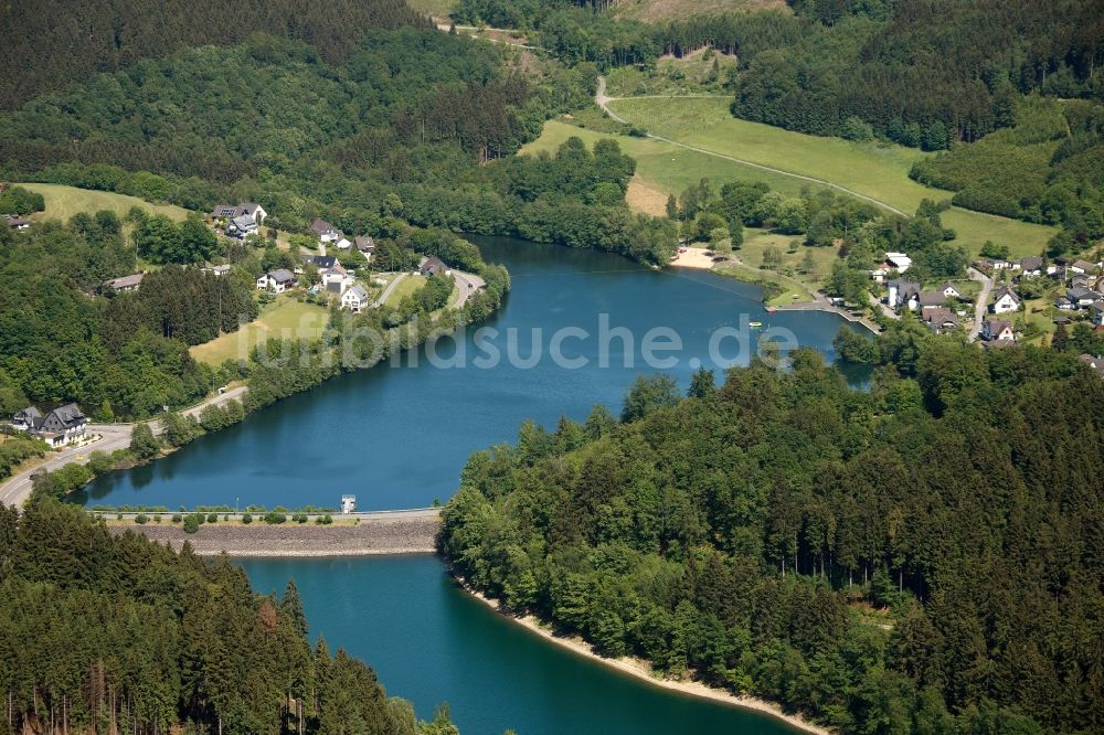 Luftaufnahme Gummersbach - Aggertalsperre in Gummersbach im Bundesland Nordrhein-Westfalen