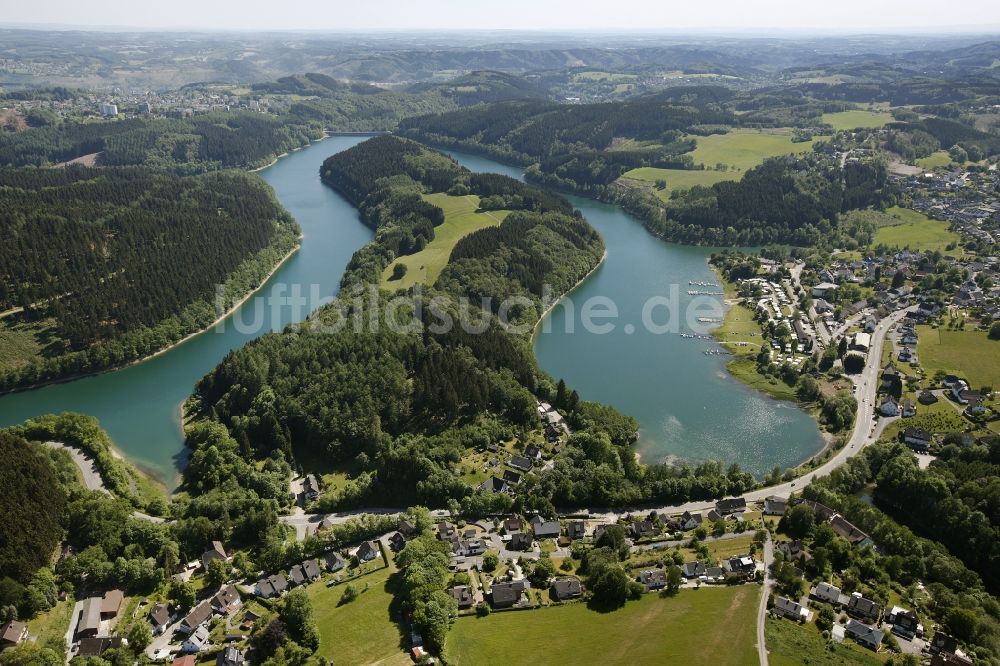 Gummersbach aus der Vogelperspektive: Aggertalsperre in Gummersbach im Bundesland Nordrhein-Westfalen