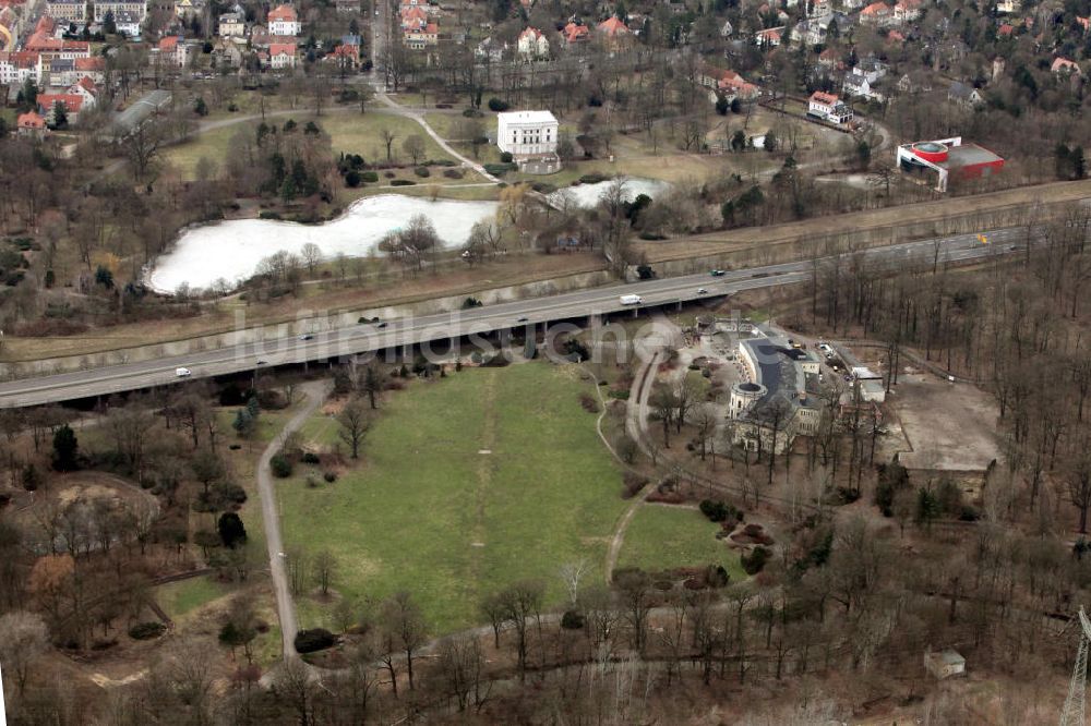 Markkleeberg aus der Vogelperspektive: Agra Park in Markkleeberg