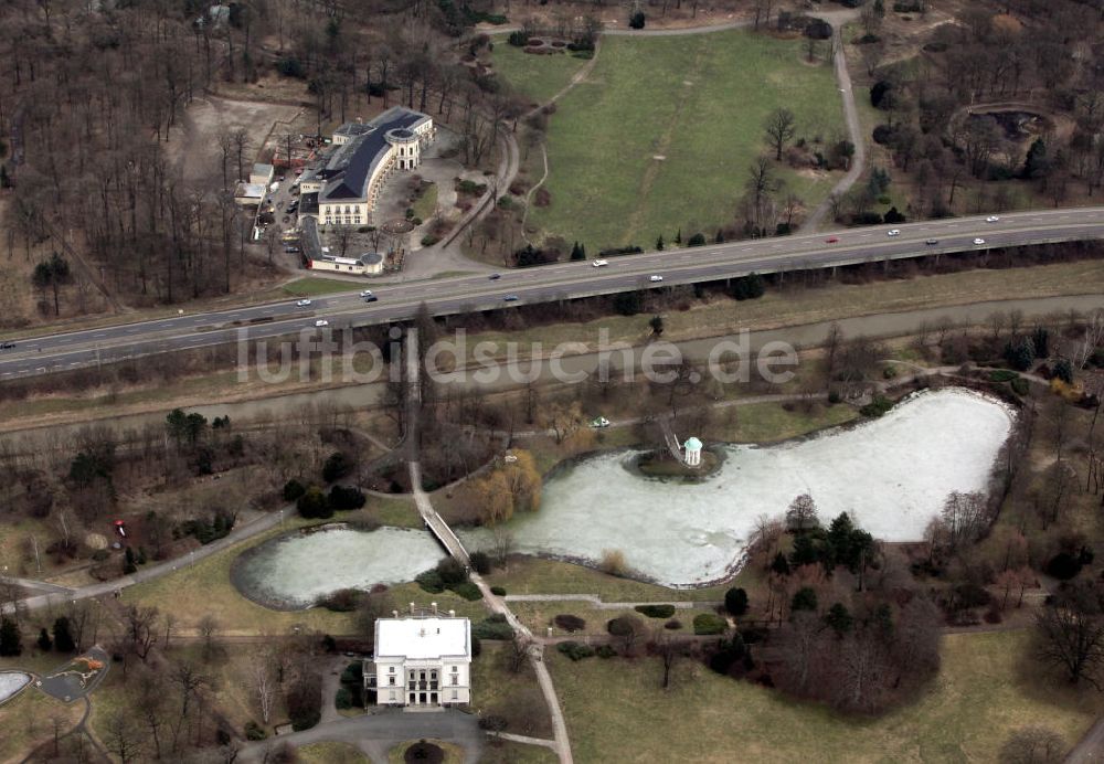 Luftbild Markkleeberg - Agra Park in Markkleeberg