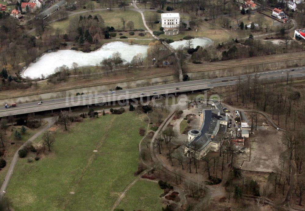 Markkleeberg aus der Vogelperspektive: Agra Park in Markkleeberg