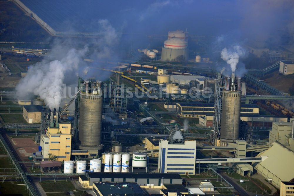 Piesteritz von oben - Agro-Chemie Park Piesteritz im Bundesland Sachsen-Anhalt