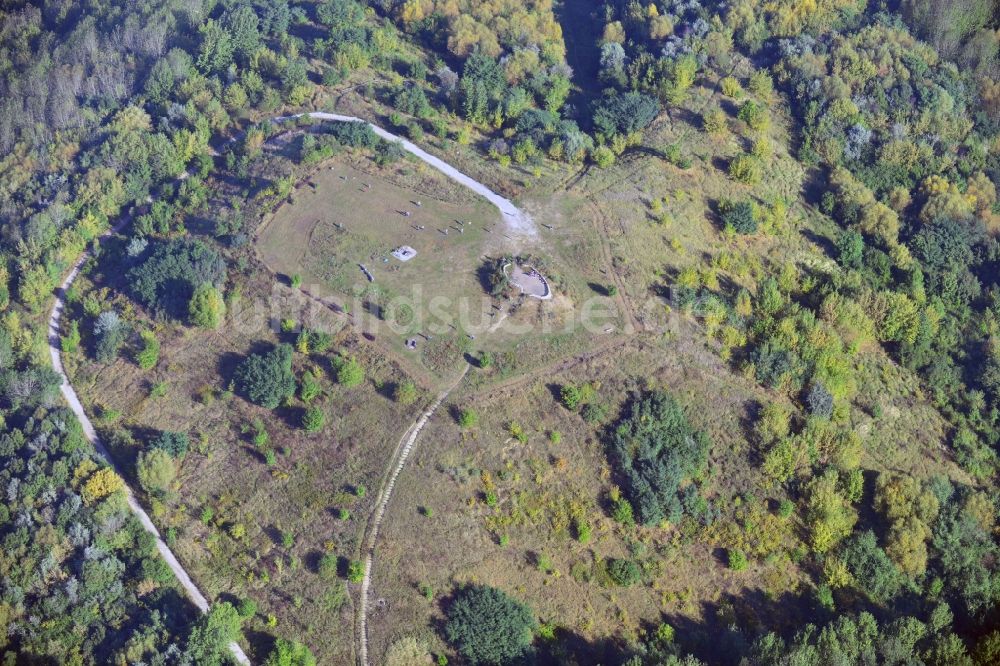 Berlin aus der Vogelperspektive: Ahrensfelder Berge im Bezirk Marzahn-Hellersdorf in Berlin