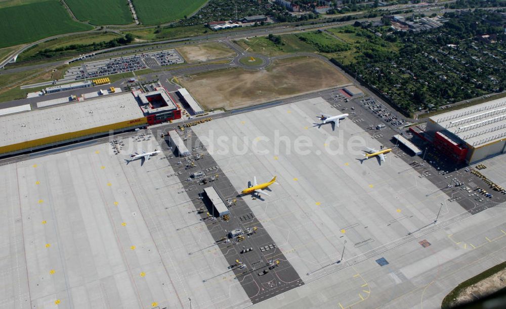 Luftbild Schkeuditz - Airport Leipzig-Halle auch Flughafen Schkeuditz genannt