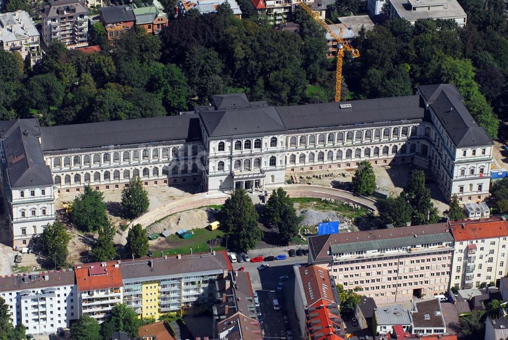 München von oben - Akademie der Bildenden Künste München