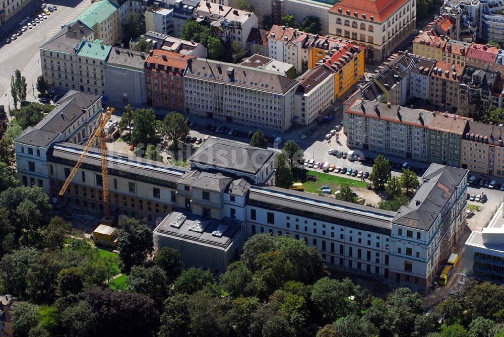 München aus der Vogelperspektive: Akademie der Bildenden Künste München