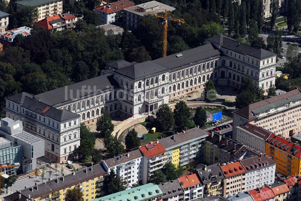 München aus der Vogelperspektive: Akademie der Bildenden Künste München