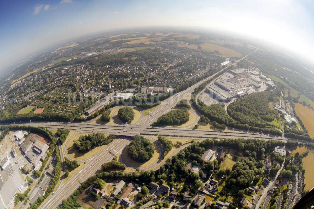 Luftbild Mühlheim - Aktion ? Still-Leben ? der Kulturhauptstadt RUHR 2010