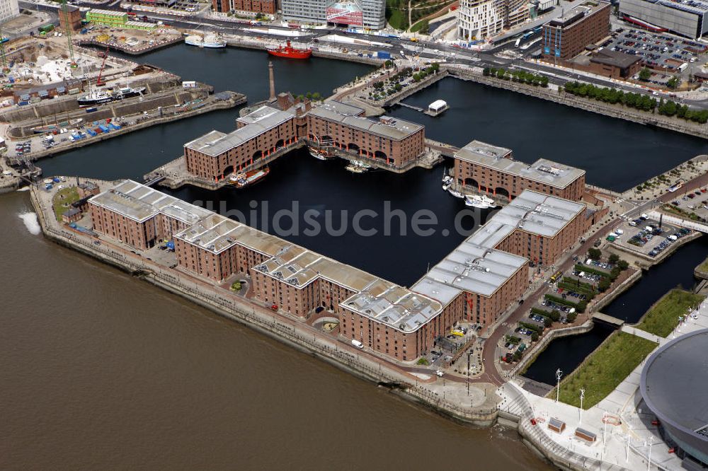 Luftaufnahme Liverpool - Albert Dock in Liverpool