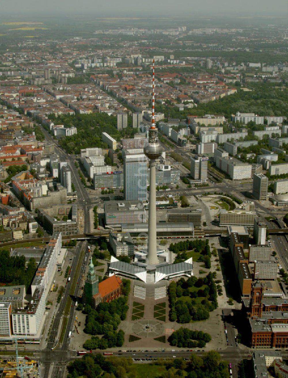 Berlin aus der Vogelperspektive: Alexander Platz Berlin