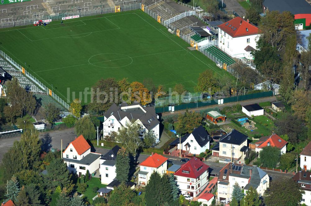 Leipzig aus der Vogelperspektive: Alfred-Kunze-Sportpark Leipzig