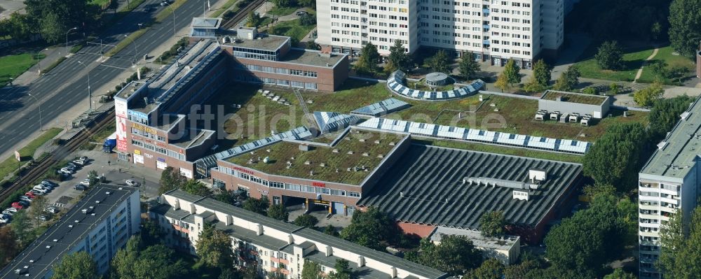 Luftaufnahme Berlin - Allee-Center Berlin an der Landsberger Allee im Ortsteil Lichtenberg in Berlin, Deutschland