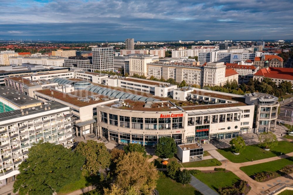 Magdeburg von oben - Allee-Center im Ortsteil Altstadt in Magdeburg im Bundesland Sachsen-Anhalt