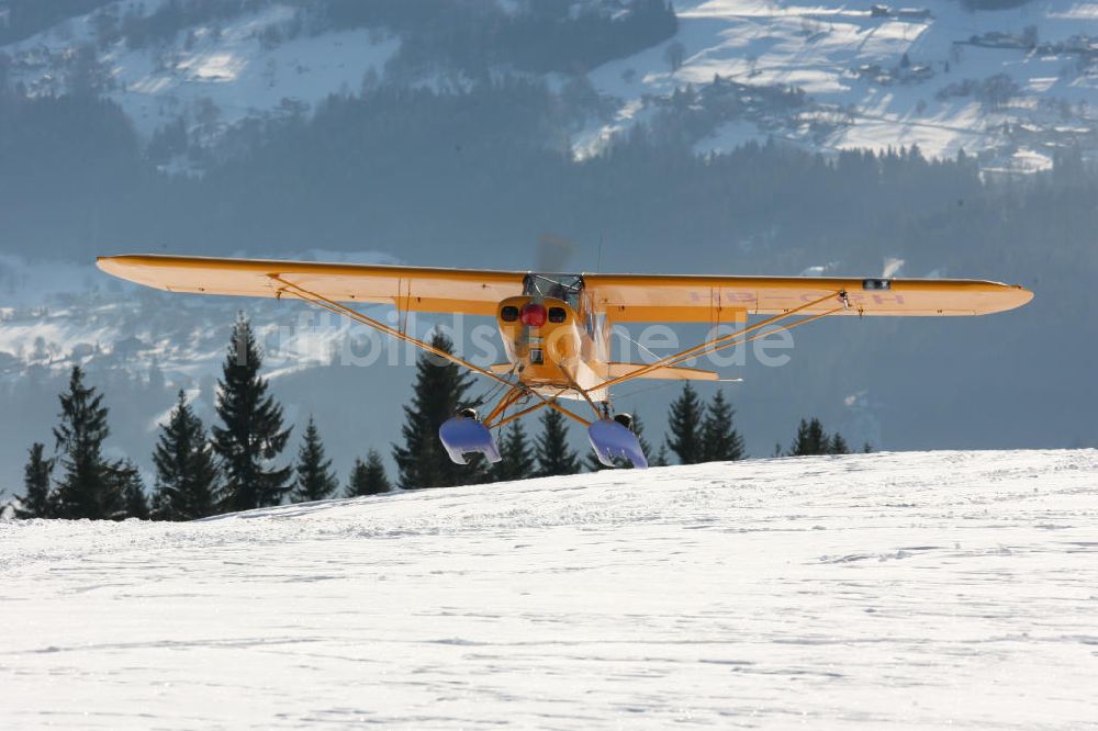 Megève von oben - Alpenflug über Megève / Frankreich