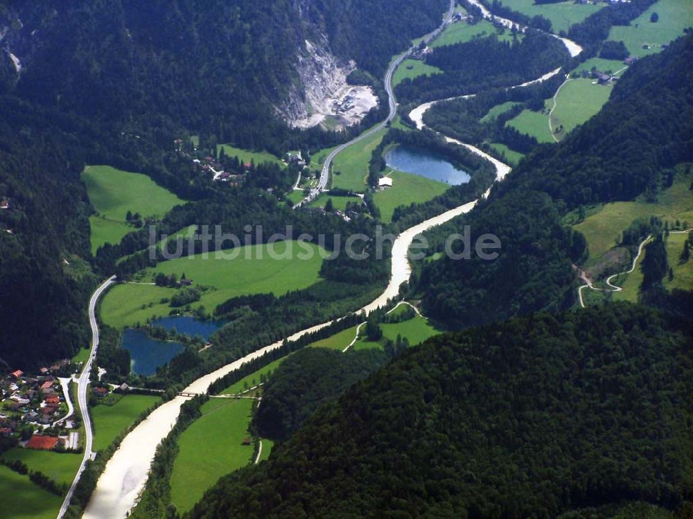 Berchtesgaden aus der Vogelperspektive: Alpenland um Berchtesgaden - Bayern