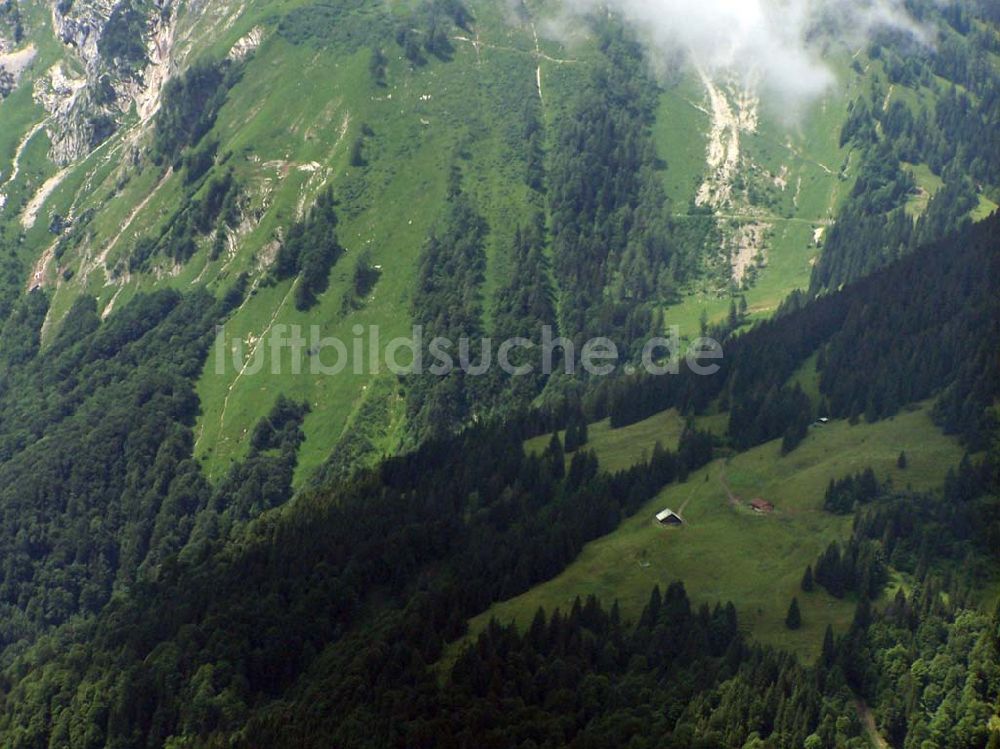 Luftaufnahme Berchtesgaden - Alpenland um Berchtesgaden - Bayern