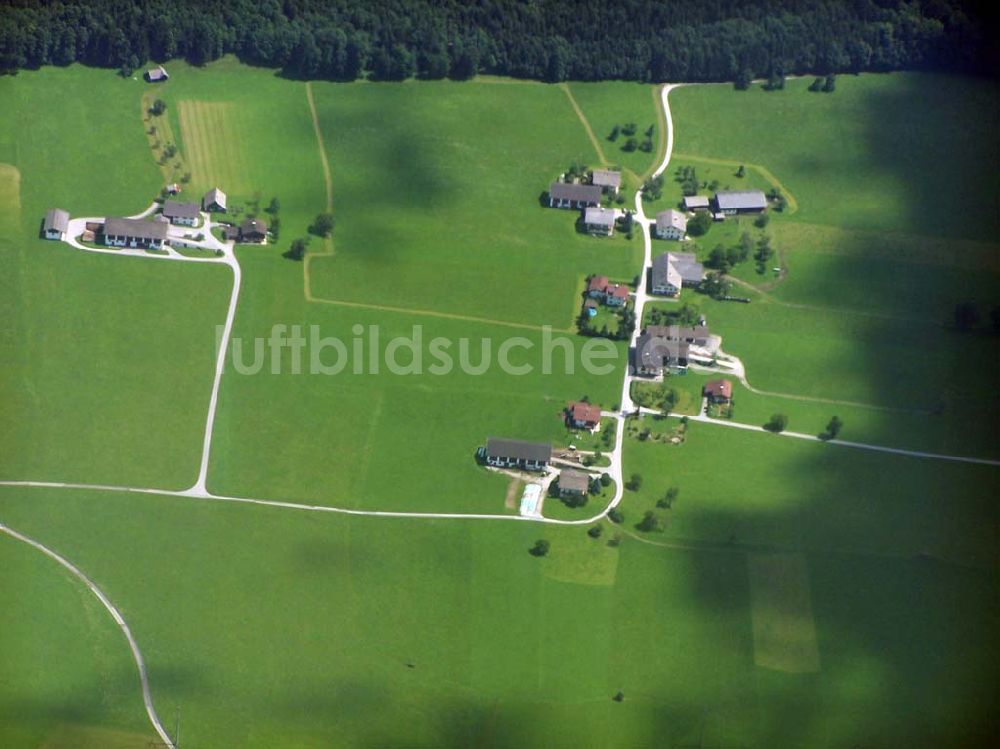 Berchtesgaden von oben - Alpenland um Berchtesgaden - Bayern