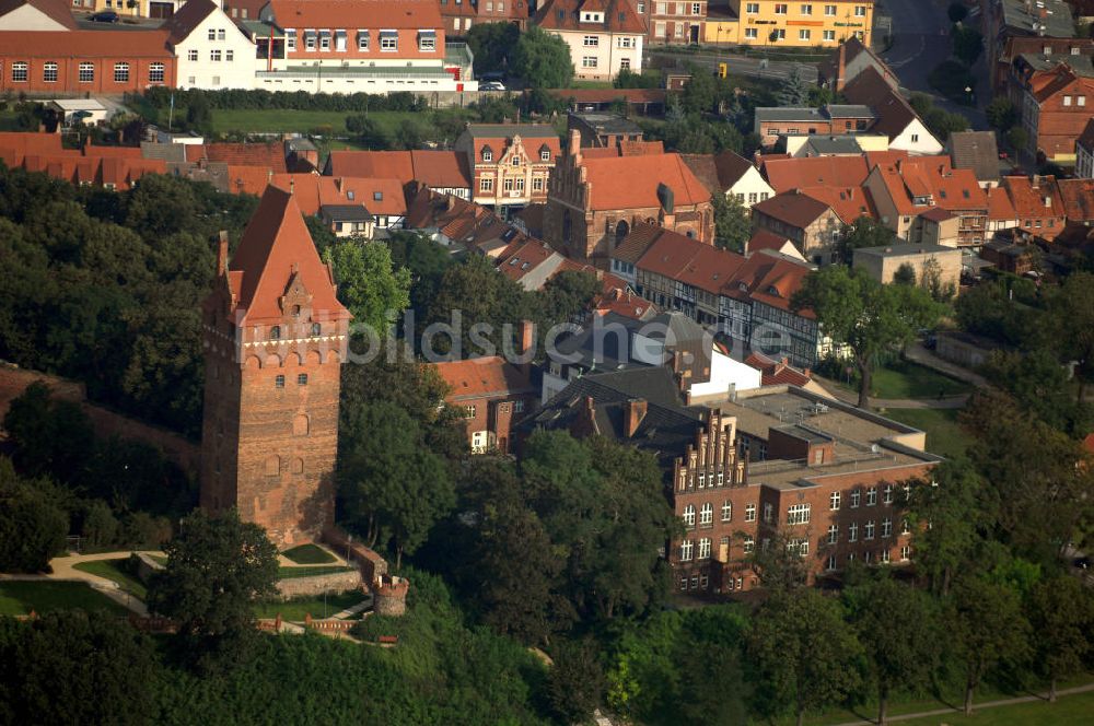 Luftbild Tangermünde - als Aussichtsturm genutzt