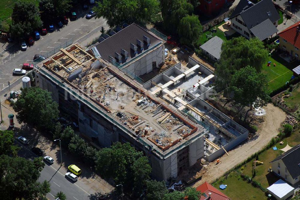 Leipzig aus der Vogelperspektive: Altbausanierung in der Leipzig Connewitz an der Windscheidtstraße Ecke Selneckerstraße