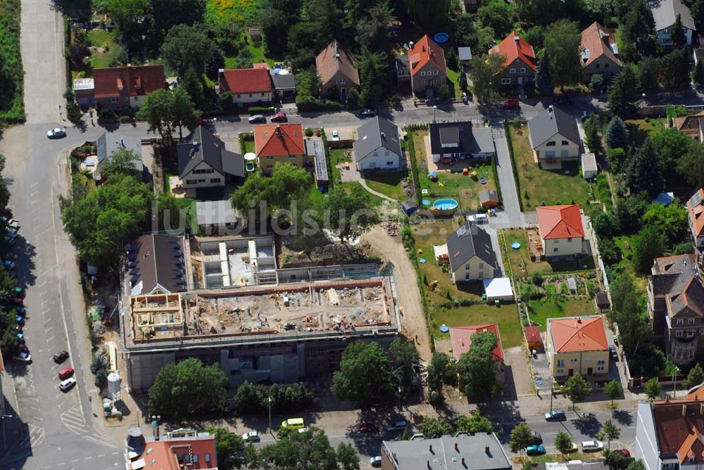 Leipzig aus der Vogelperspektive: Altbausanierung in der Leipzig Connewitz an der Windscheidtstraße Ecke Selneckerstraße