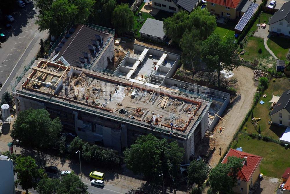 Luftbild Leipzig - Altbausanierung in der Leipzig Connewitz an der Windscheidtstraße Ecke Selneckerstraße