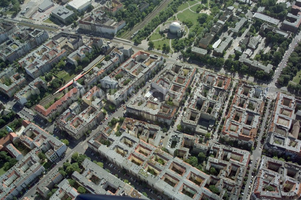 Berlin von oben - Altbauwohngebiete Berlin Prenzlauer Berg