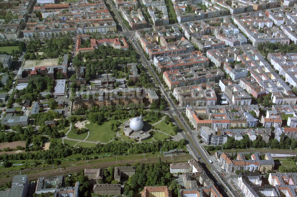 Luftbild Berlin - Altbauwohngebiete Berlin Prenzlauer Berg