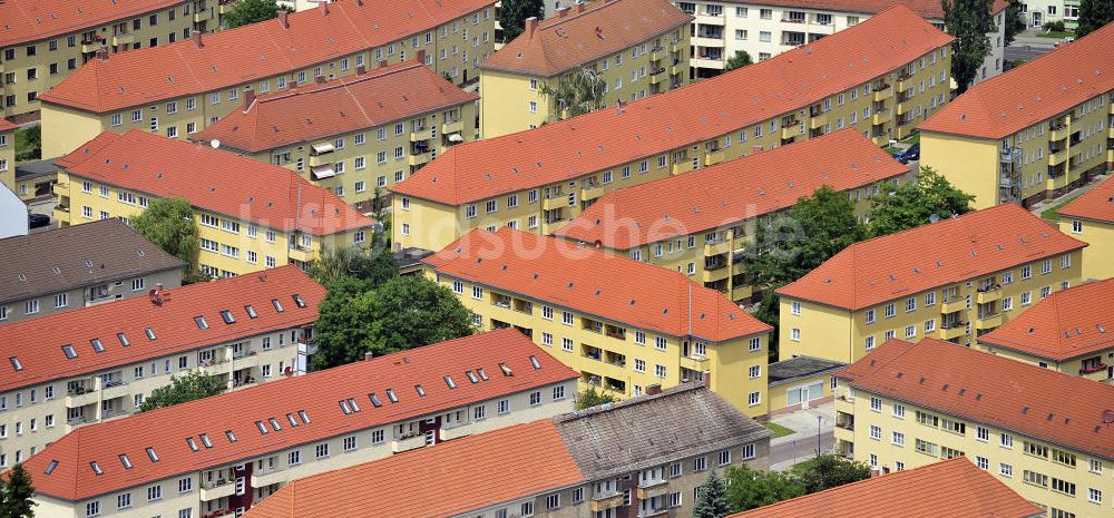 Luftbild MAGDEBURG - Altbauwohngebiete in Magdeburg - Nord