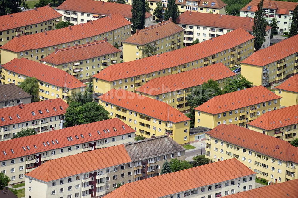 MAGDEBURG von oben - Altbauwohngebiete in Magdeburg - Nord