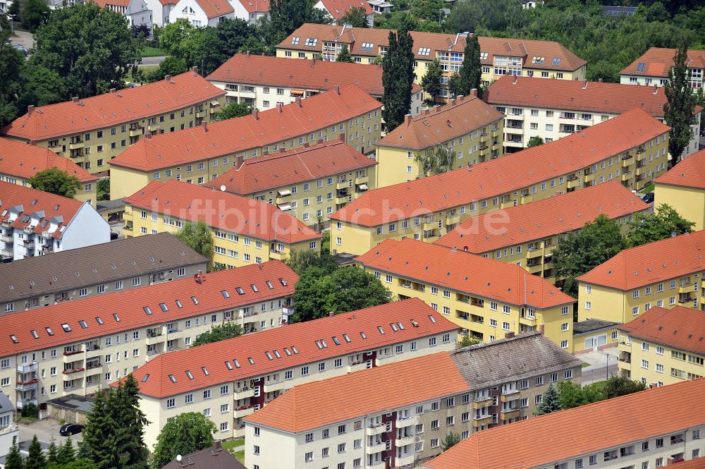 Luftbild MAGDEBURG - Altbauwohngebiete in Magdeburg - Nord