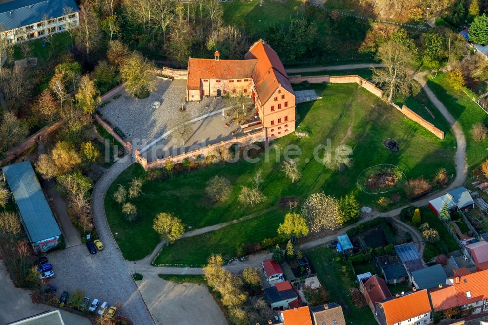 Luftbild Penzlin - Alte Burg Penzlin im Bundesland Mecklenburg-Vorpommern