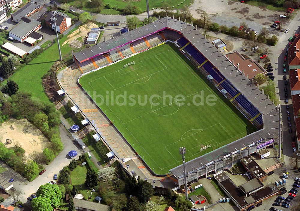 Luftbild Osnabrück - alte osnatel ARENA des VfL Osnabrück