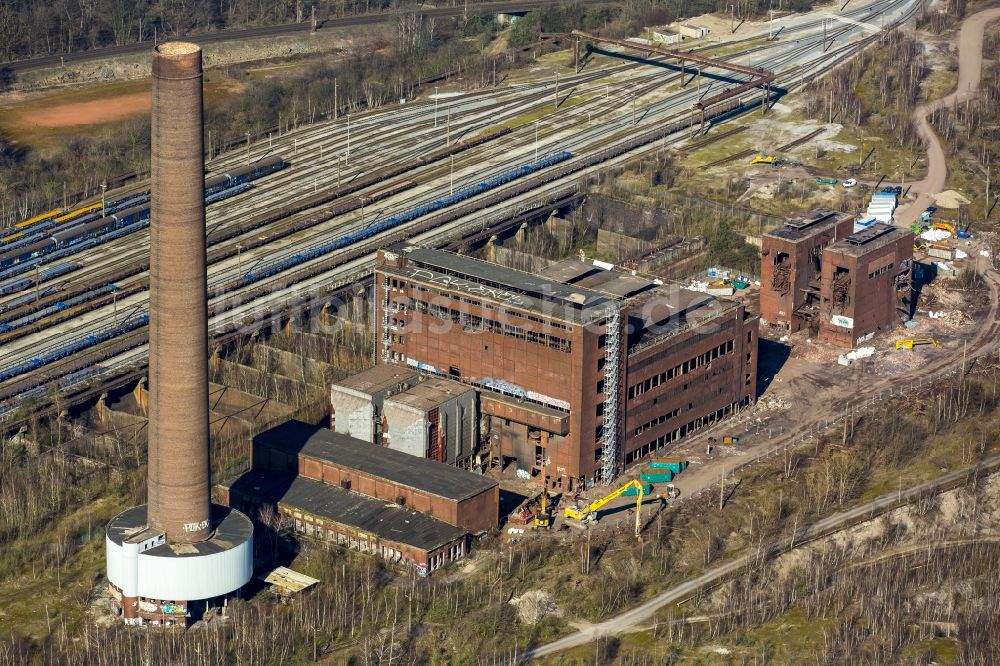 Luftaufnahme Duisburg - Alte Sinteranlage Duisburg-Beeck im Bundesland Nordrhein-Westfalen