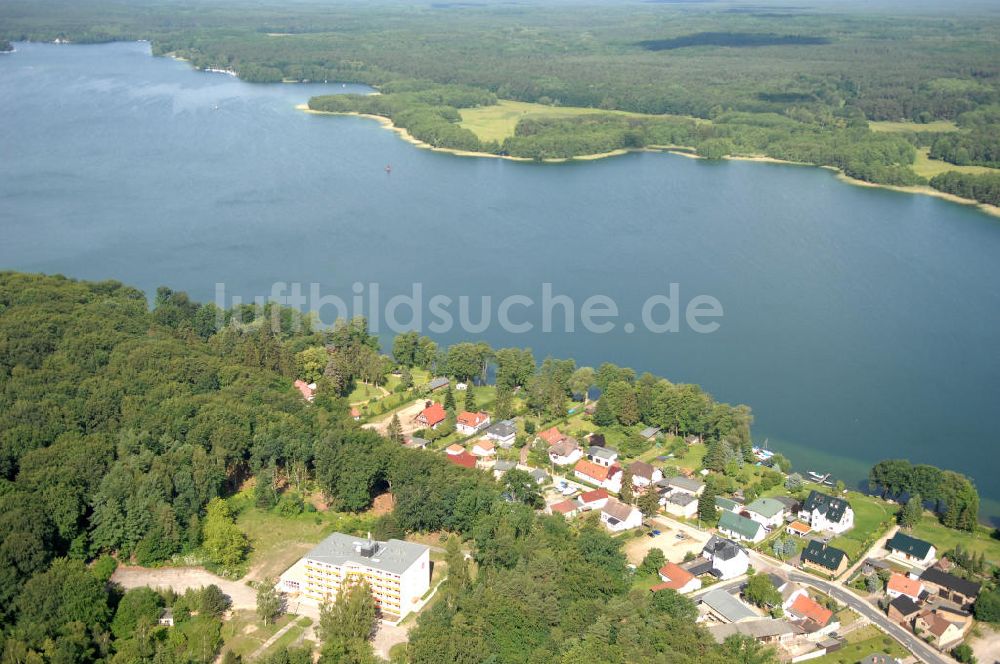 Luftaufnahme Schorfheide - Altenhof am Werbellinsee in Brandenburg